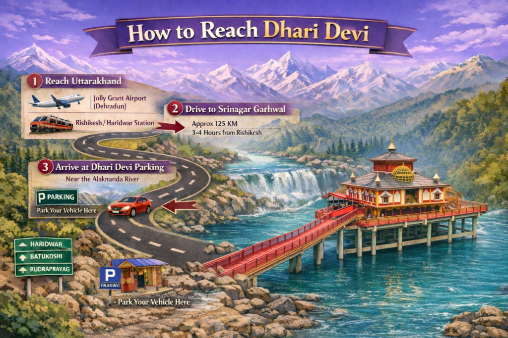 HOW TO REACH DHARI DEVI