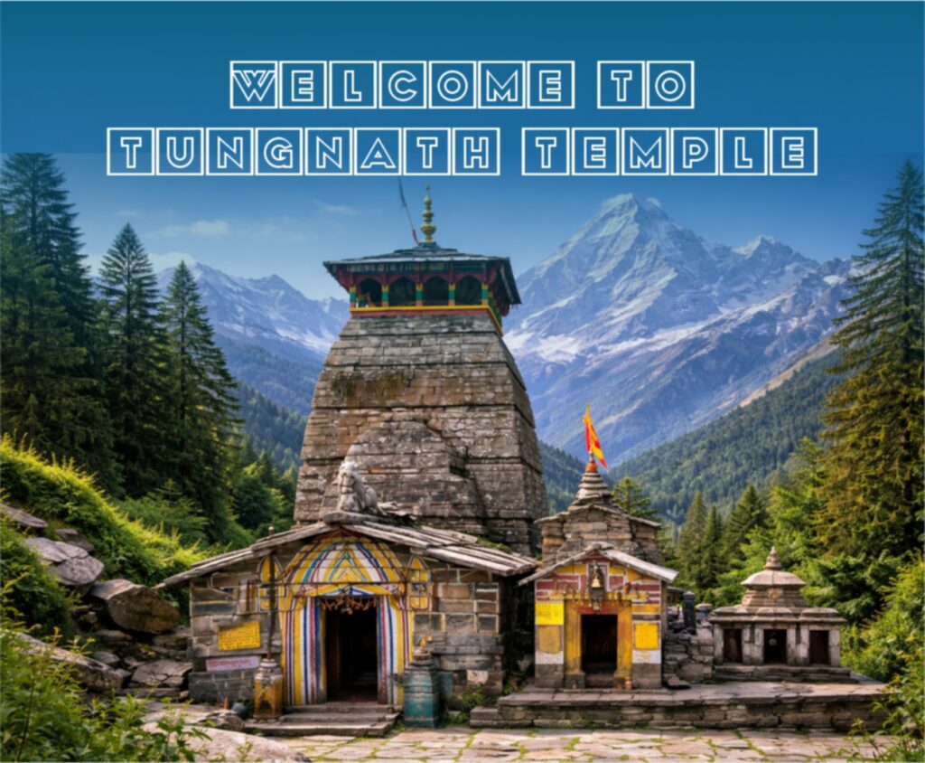 tungnath Temple is the highest Shiva temples in the world and is the highest of the five Panch Kedar temples located in the Rudraprayag district, in the Indian state of Uttarakhand. The Tungnath means Lord of the peaks mountains form the Mandakini and Alaknanda river valleys It is located at an altitude of 3,680 m (12,073 ft) and just below the peak of Chandrashila